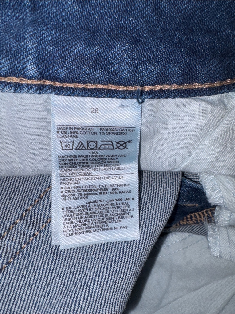 Old Navy O.G. High-rise Blue Denim Roll-Cuff Women's Shorts Plus Size 28 NWT! - Picture 14 of 16